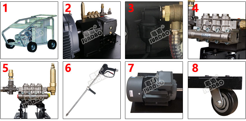 意大利入口泵500bar高压洗濯机-99499威尼斯机电